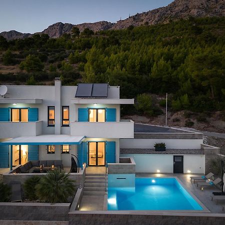 Villa Allegra With 32Msq Heated Pool, 300M Far From Sandy Beaches, Open Sea View Omiš Buitenkant foto