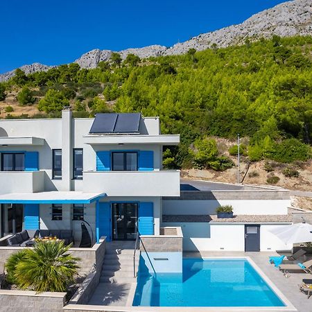 Villa Allegra With 32Msq Heated Pool, 300M Far From Sandy Beaches, Open Sea View Omiš Buitenkant foto