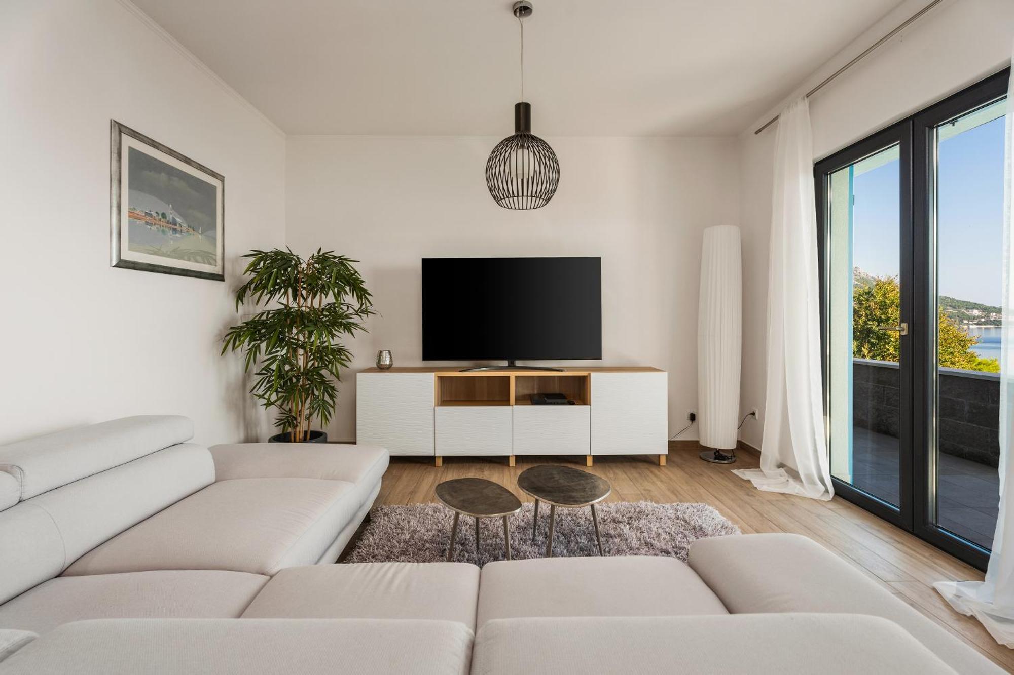 Villa Allegra With 32Msq Heated Pool, 300M Far From Sandy Beaches, Open Sea View Omiš Buitenkant foto