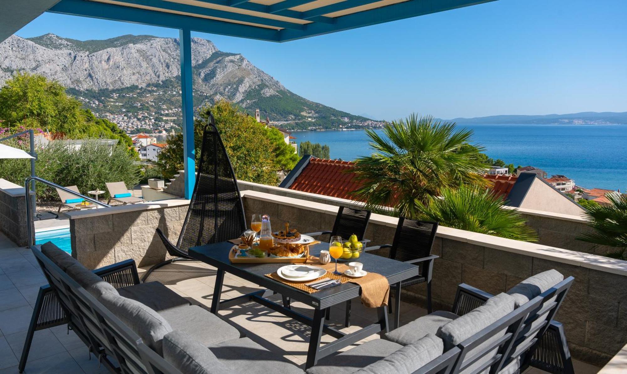 Villa Allegra With 32Msq Heated Pool, 300M Far From Sandy Beaches, Open Sea View Omiš Buitenkant foto