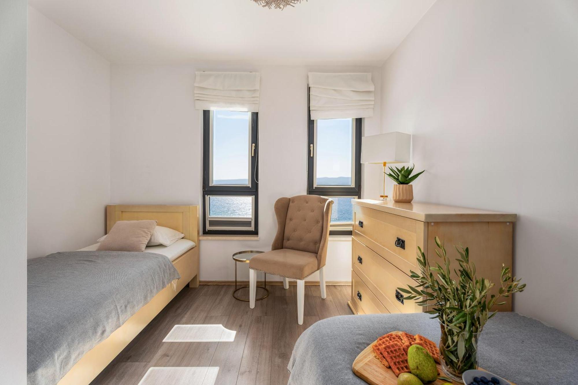 Villa Allegra With 32Msq Heated Pool, 300M Far From Sandy Beaches, Open Sea View Omiš Buitenkant foto